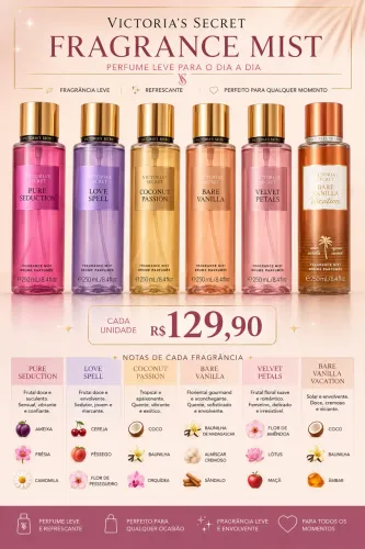 Body splash VICTORIA'S SECRET 250 ml cada (preço da unidade) original