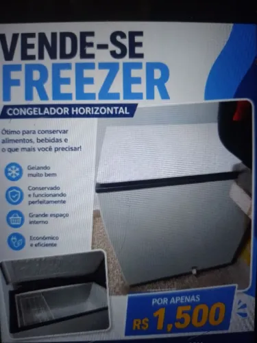 Freezer congelador horizontal
