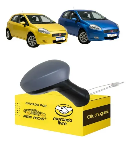 Retrovisor Fiat Punto 2008 2009 2010 A 2012 Novo Manual Ld