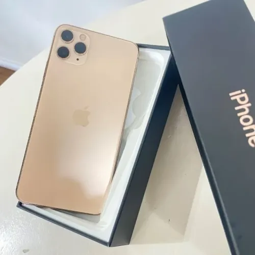 APPLE IPHONE 11 PRO MAX 64 GB - DOURADO - USADO EXCELENTE ESTADO - CAIXA , MANUAL, NF.