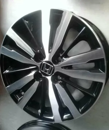 Roda aro 15 Honda City Preta com diamantado 4X100 jogo