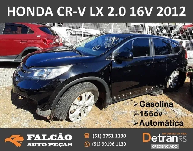 sucata honda crv 2012 2.0 em peças