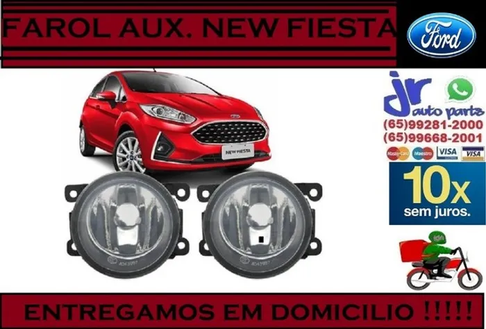 Par Farol De Milha Auxiliar New Fiesta 2013 2014 2015 2016 2017