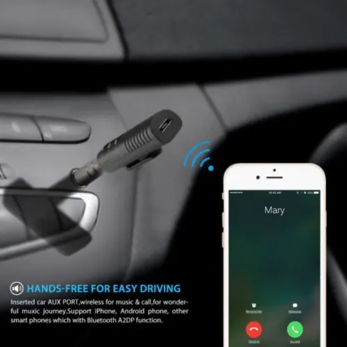 Adaptador Bluetooth Carro Veicular Receptor Audio Som Fone System Arduino Autom COD-AP39 