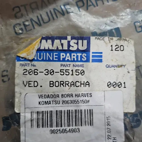 Escavadeira komatsu pc200 retentor do esticador esteira 2063055150