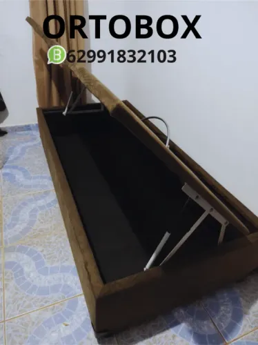 Cama Box Baú Solteirão medida 108 por 198