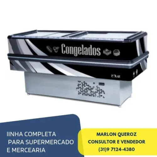 Ilha de Congelados 2M Nova Dupla Ação Preta