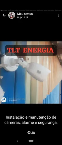 Instalação e Manutenção de Câmeras, Alarmes e Segurança - TLT Energia