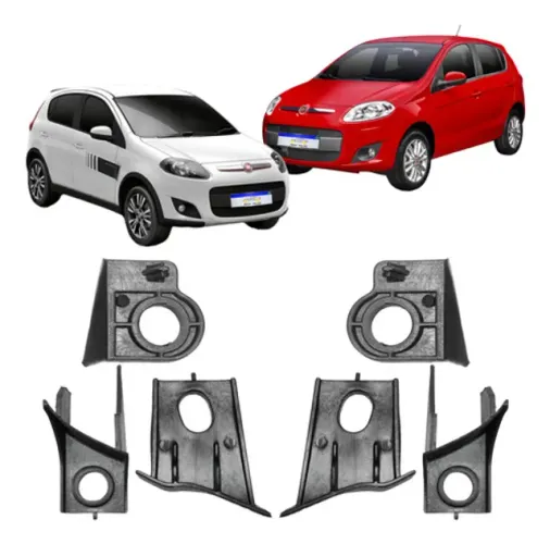 Kit Garra Farol Fiat Palio 2012 2013 2014 2015 2016 2017 18 