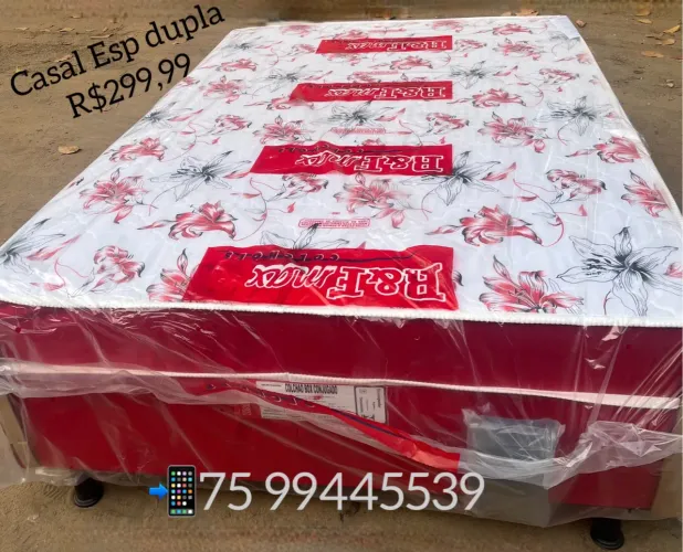 Super promoção, cama Box casal frete grátis qualquer bairro de feira!