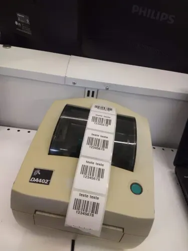 Impressora de Etiquetas Zebra DA402 Térmica Direta Conexão Paralelo