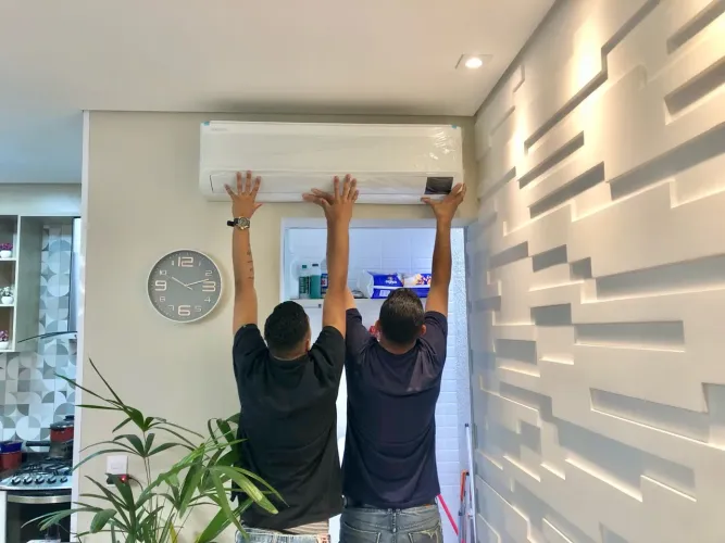 Instalação de ar condicionado , técnico de refrigeração