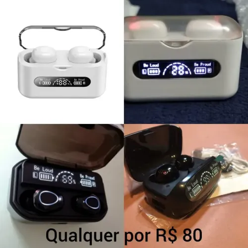 Fones com case banker em Promoção!