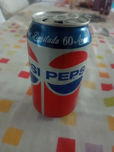 Pepsi Edição Limitada 60 Anos Lata Vazia 