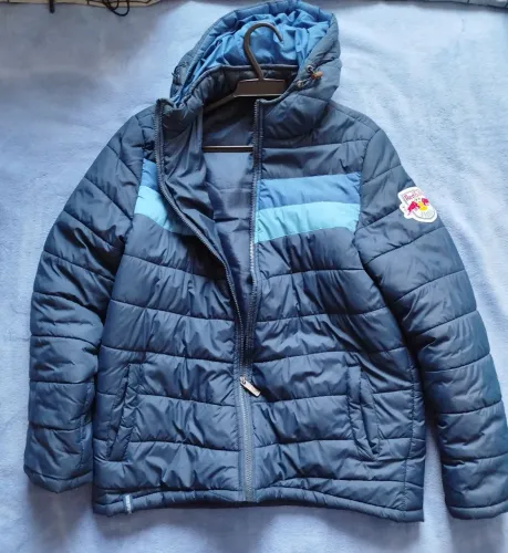 Jaqueta Puffer Azul Red Bull