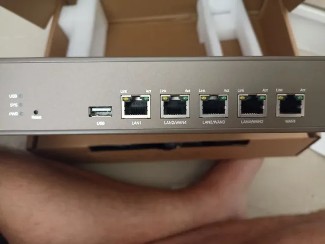 Roteador Gigabit 4 Portas LAN/WAN