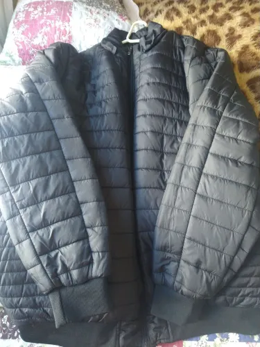Jaqueta puffer preta (interior peluciado)