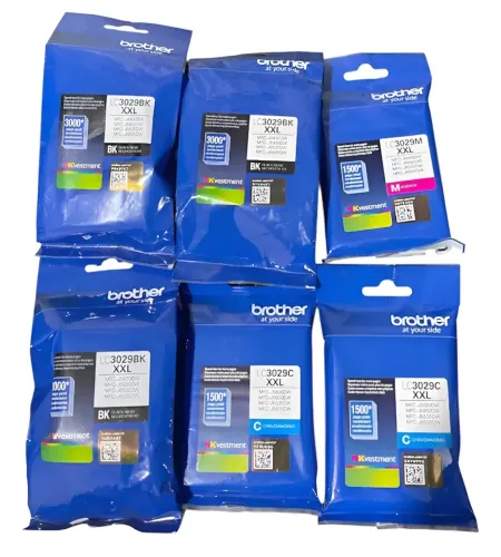 Kit cartucho brother lc3039 novos abertos