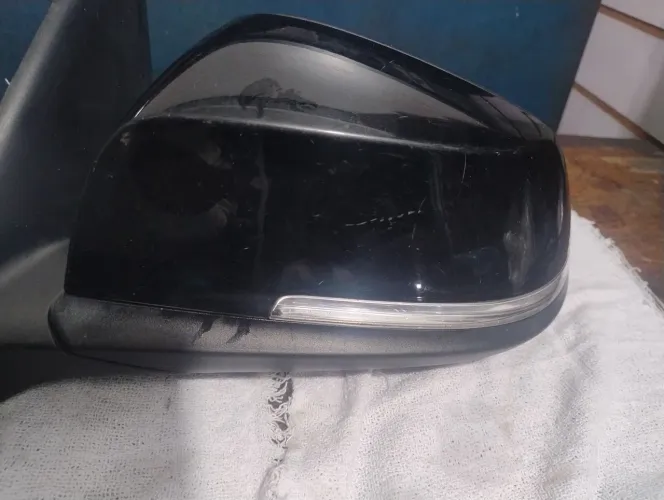 Retrovisor com Pisca BMW 118I 2012 Esquerdo- Preto