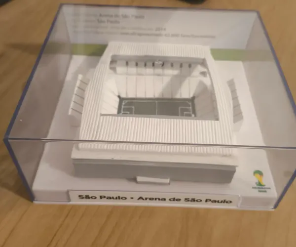 Maquete em resina Estádio Arena de São Paulo Copa 2014 (atual estádio do Corinthians)