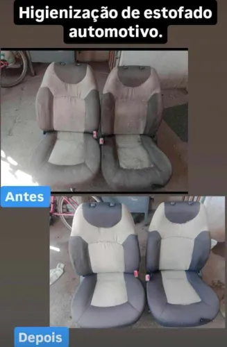 Higienização de bancos 