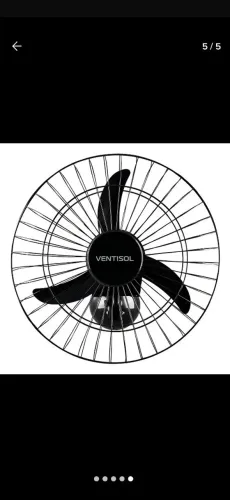 Ventilador de parede Ventisol 50cm novo, na caixa<br>