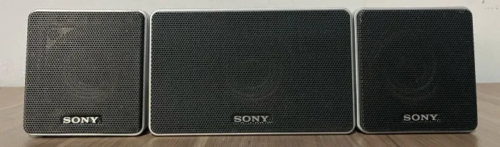 Kit 3 Caixas Surrounds Central Sony P Home Theater Leia Descricao