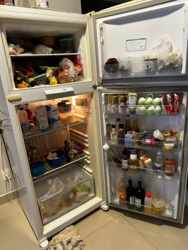 Geladeira 110v ) vai com o transformador 