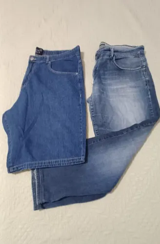 Kit Calça e bermuda XG jeans