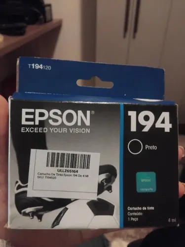 Cartucho Preto Novo Impressora Epson Xp-204 Xp-214