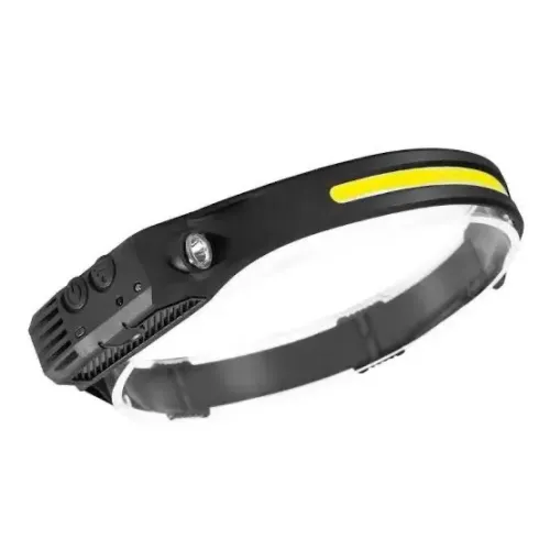 Lanterna de Cabeça LED Recarregável - Iluminação Potente