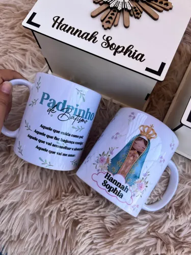 CONVITE DE BATISMO PERSONALIZADO