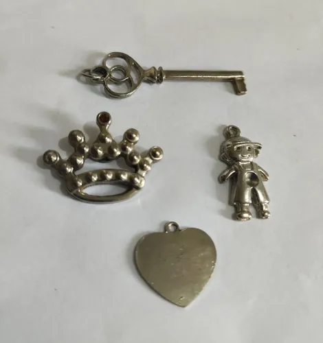 Conjunto 4 Pingentes, Adornos, Berloques