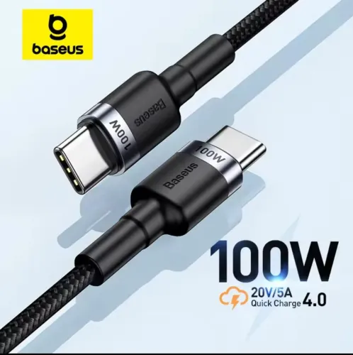 Cabo USB-C 60w Carregamento Rápido 1m