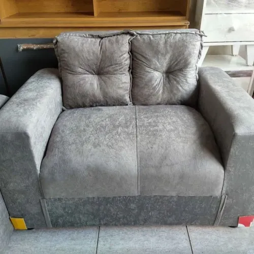 Sofá de 2 Lugares Cinza