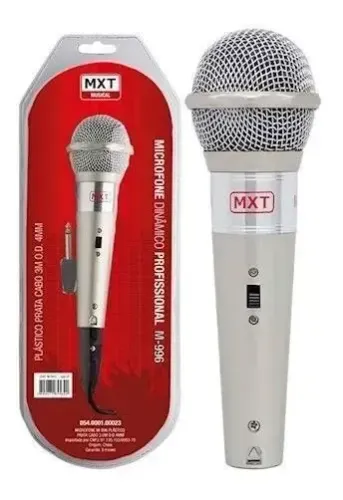 Microfone Mxt M-996 Dinâmico Voz C/ Cabo