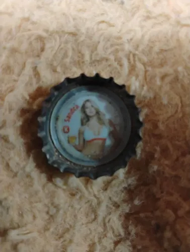 Tampa de garrafa colecionável bailarinas da Kaiser: Sandra