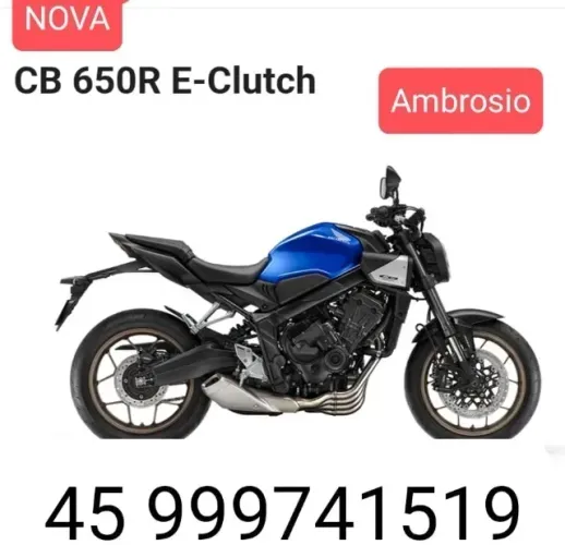 CB 650 R   2026  3 anos de garantia grafite Azul ou Verm 