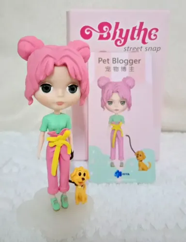 boneca mini blythe street snap pet blogger