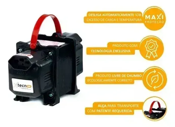 Auto Transformador 500va Fiolux Tecno Bivolt