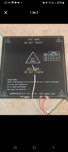 Placa de aquecimento para impressora 3D