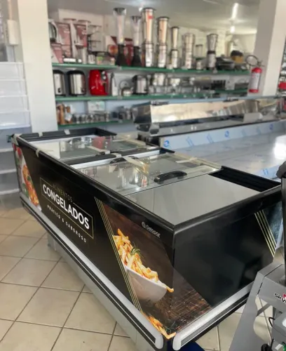 MB Frezer de congelados Ilha 1.90 vidro Reto Gelopar 