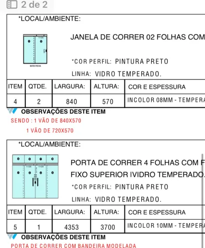 Porta e janela