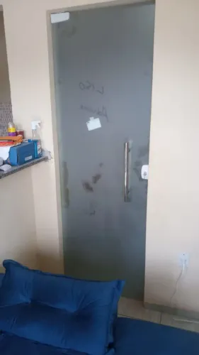 Porta de Vidro 0.80x2.10 Pronta entrega