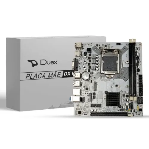 Placa Mãe LGA1150 H81 DDR3 c/ M.2 4ª Geração White Duex - 1 Ano de Garantia - WZetta