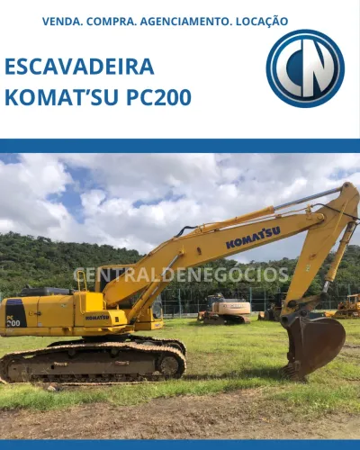 ESCAVADEIRA KOMAT?SU PC200