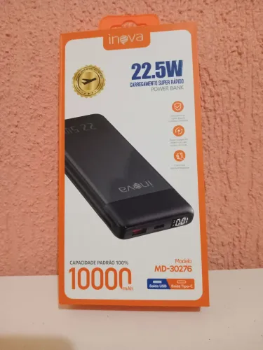 Powerbank Inova 10000mAh marcador digital o melhor produto novo