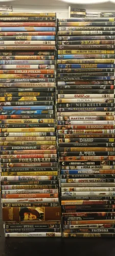 Coleção de DVDs de filmes de faroeste - Imperdível!