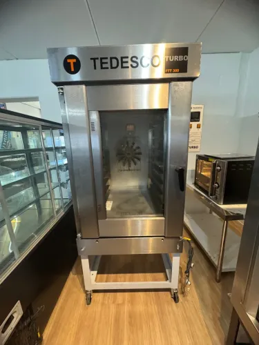 Forno Turbo 10 telas gás Tedesco FTT 300
