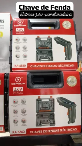 Chave de Fenda Eletrica 3.6v- parafusadeira